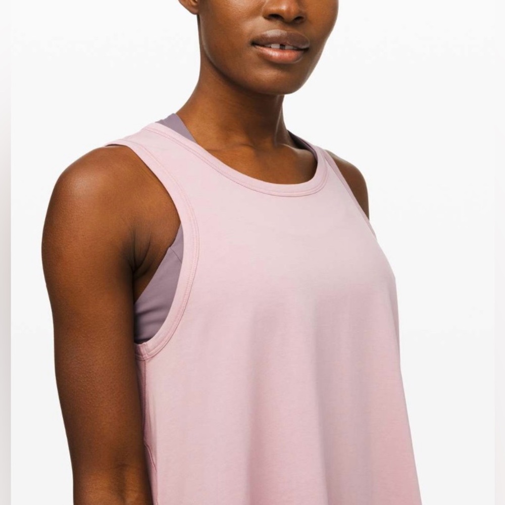 Lululemon - Long For Length Tank - Smoky Blush - Size 8/10 - Picture 5 of 8